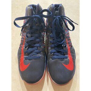 Rare Nike ID Hyperdunk Blue Red 553201-991 Basketball Shoes Sneakers US 9.5